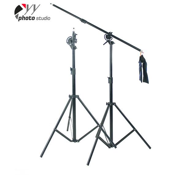 Heavy Duty 2-in-1 Rotatable Studio Boom Stand / Light Stand 12lb Load with Sandbag, BOOM KIT  YS512