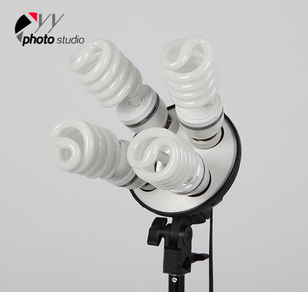 Continuous 4 Heads Softbox Light Socket YL106