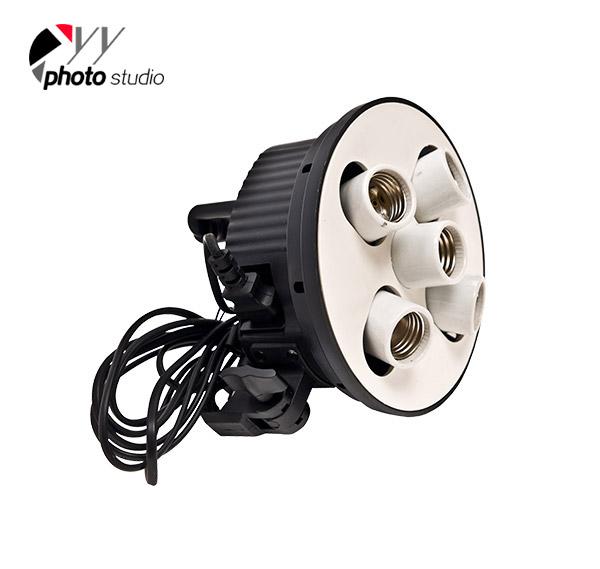 Continuous 5 Heads Softbox Light Socket YL107