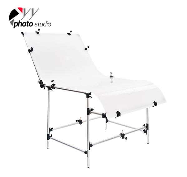 Portable Studio Shooting Table With Frame and Plexiglass Cover Included 100x200cm PST-1020