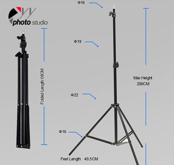 Photo Studio Umbrella Continuous Lighting Kit, KIT 002