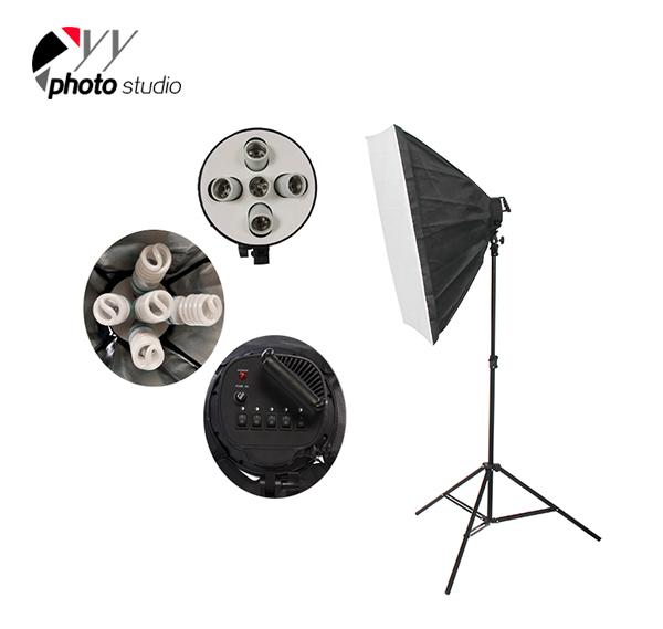 Photo Studio Video Softbox Continuous Lighting Kit, KIT 010