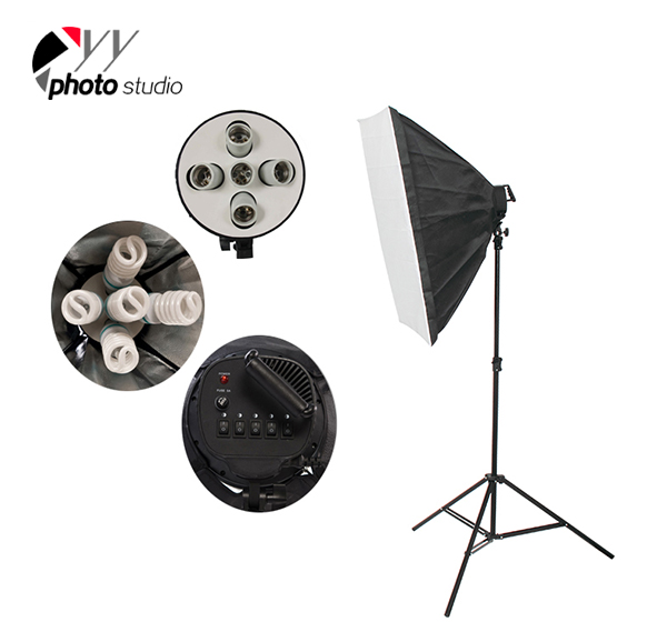 Photo Studio Video Softbox Continuous Lighting Kit, KIT 011
