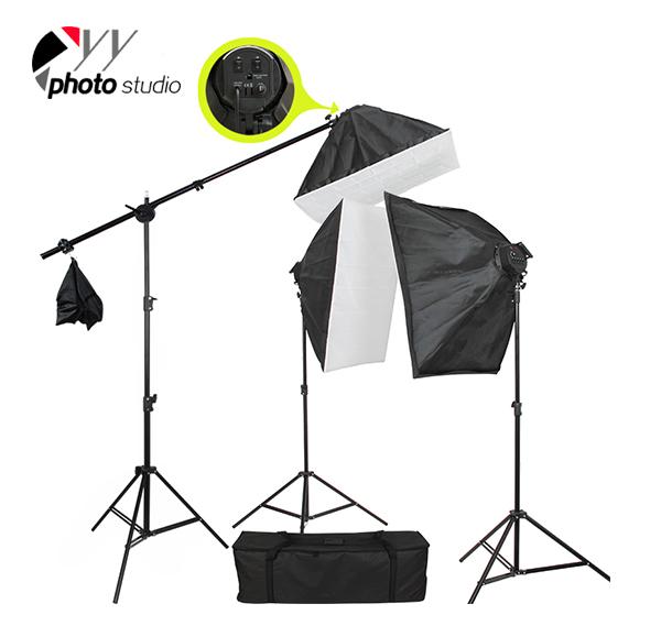 Photo Studio Video Softbox Continuous Lighting Kit, KIT 012
