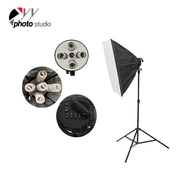 Photo Studio Video Softbox Continuous Lighting Kit with Support System, KIT 034