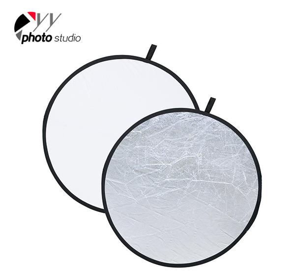 2 in 1  Silver and White Photography Video Studio Reflector  SW-REF