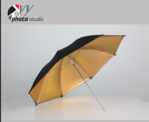 Studio Black Reflective Photo Umbrella